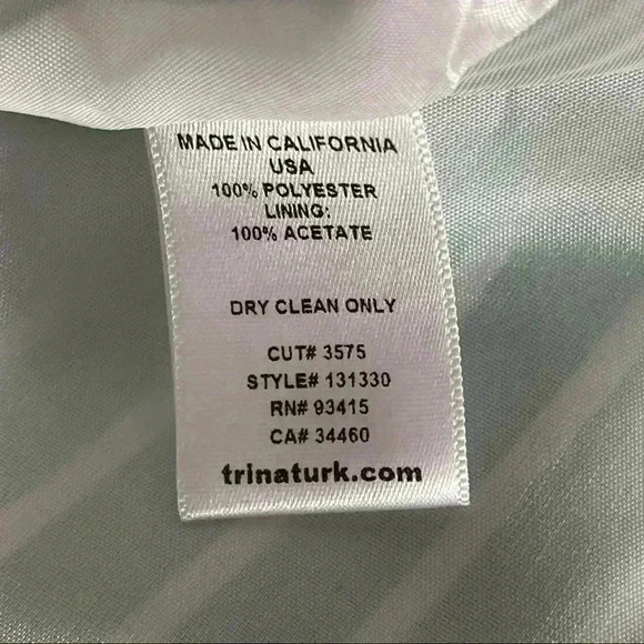 Trina Turk Green Garden Maze Dress Womens Size 8 Sleeveless - Picture 12 of 14